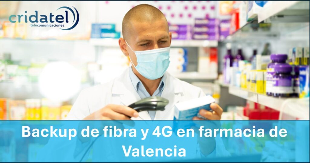 No quedarse sin internet, farmacia de Valencia