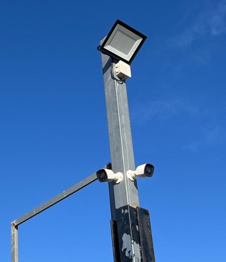 Camaras en campa de camiones