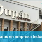 Cámaras de videovigilancia en empresa industrial