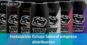 Lee más sobre el artículo Instalación fichaje laboral empresa distribución