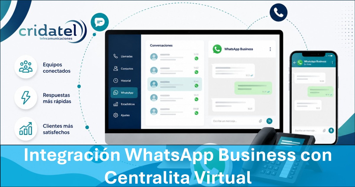 En este momento estás viendo Integración WhatsApp Business con Centralita Virtual